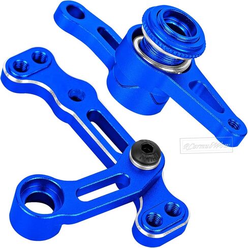 جزء من كرنك جرس التوجيه RC لسيارة 1/10 ECX 2WD RC، كرنك جرس توجيه من سبائك الألومنيوم، وصلة سحب مع محامل كروية، وردي in Saudi Arabia