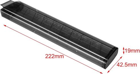 WORKER 15 Round Mini Slanted Talon Mag Quick Reload Clid Compatible Nightingale Blaster Only (Not Compatible with 18 Slanted Talon Mag) Blue Transparent in Kuwait