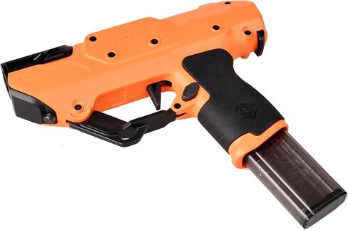 WORKER 15 Round Mini Slanted Talon Mag Quick Reload Clid Compatible Nightingale Blaster Only (Not Compatible with 18 Slanted Talon Mag) Blue Transparent in Kuwait