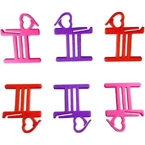 JILINWEI Yarn Bobbins for Crochet, 6Pcs Yarn Bobbins with Stitch Marker Preventing Tangles, 2.5'' Yarn Thread Bobbins for Knitting, 3 Color
