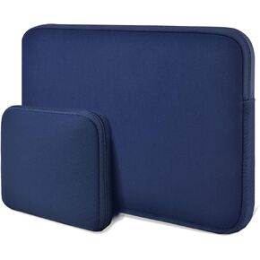 Laptop Sleeve 13-14 inch Compatible with MacBook Air/Pro, Compatible with MacBook Pro 14 inch M4 M3 M2 M1 & Most 13"-14" laptops, Neoprene Laptop case with Small Case, Blue