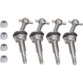 VGEBY RC Joint Shaft 4pcs 1/28 Metal Drive Shaft Upgrade Parts for Wltoys K969 K979 K989 K999 P929 P939 RC Car Accessory K989 Upgrade Parts K969 Upgrades K969 Upgrades
