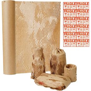 C Crystal Lemon Honeycomb Packing Paper, Durable Honeycomb Paper, Premium Packing Material - The Ultimate Paper Packing Material for Secure Shipping
