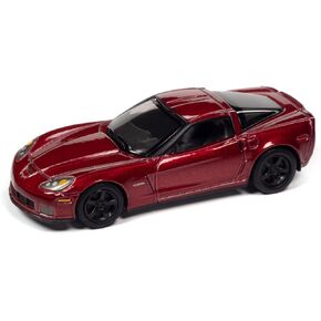 Johnny Lightning 2012 Chevrolet Corvette Z06 Crystal Red Metallic Classic Gold Collection Series Limited Edition to 12240 Pieces Worldwide 1/64 Diecast Model Car