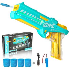 Toy Gun, Electric Soft Bullet Toy Gun for Boys - Automatic Toy Foam Blaster with Sound & Light - Sturdy Toy Gun Gift Box for Christmas Birthday Present for Boys Girls Adults Age 3+
