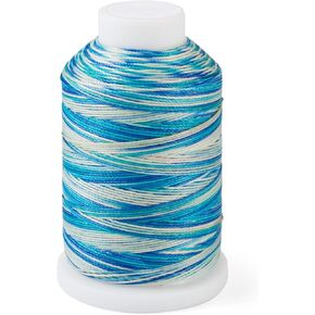 Pandahall 251.5 Yards 6-Ply Waxed Polyester Cord Roll 0.5mm Gradient Color Wax Coated Beading Thread String Rope for Braided Bracelets Bookbinding Macrame Crafts, Dark Turquoise