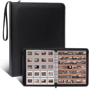 صفحات شرائح الصور الواقية، صفحات تخزين الشرائح 35 مم، 30 حزمة 600 جيب 2 × 2 أكمام علوية للعملات المعدنية، أكمام حامل العملات المعدنية من الورق المقوى، لوازم جمع الطوابع لـ 3 حلقات ربط in Kuwait