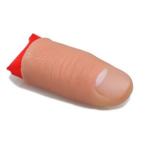 2 PcsThumb Tip Magic Tricks Magician Accessory Close up Illusions Gimmick Mentalism Prop Fake Thumb Tip Silk Vanish Magic Disappearing Silk Fake Thumb Tip Magic Trick Gimmick