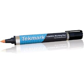 U-Mark Tekmark Indelible Marking Pen 12 Pack (Black)
