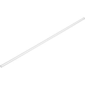 uxcell Clear Rigid Tubing 4mm(5/32'') ID x 6mm(1/4'') OD x 1Ft Length Round Plastic Polycarbonate Tube