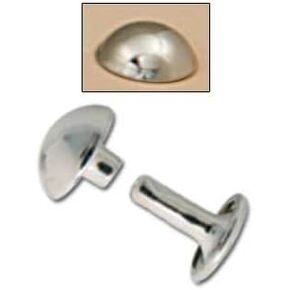 Tandy Leather Domed Rivets 7mm Nickel Plated 100/pk 11320-12