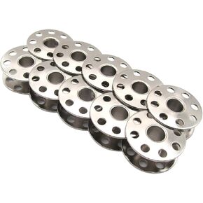 CKPSMS Brand - #B9117-012-000W=270010W Industrial Sewing Machine Steel BOBBINS Compatible with/Replacement for JUKI Brand CONSEW Brand Brother Brand(10PCS)