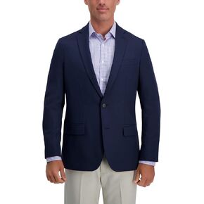 Haggar Men's The Active Series Classic Fit Gabardine Blazer (Regular and Big and Tall Sizes)