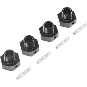 Losi 20mm Wheel Hexes and Pins Black (4): Super Baja Rey, LOS252077