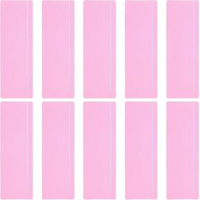 PATIKIL Guided Reading Strips, 10pcs Tracking Highlight Colored Overlay Bookmark Reduce Visual Stress Teaching Supplies with Line for Classroom, Sky Blue