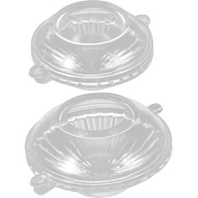 Sewroro 2pcs Floating Candle Molds Candle Making Moulds Soap Molds for DIY Round Floating Candles Disc