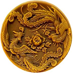 Phoenix Design Round Silicone Soap Mold Scented Candle Wax Mould Decorating Resin Plaster Crafts Molds