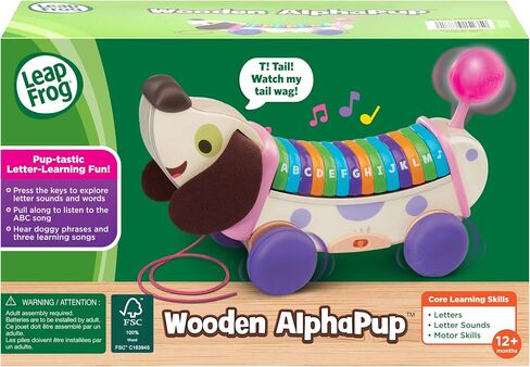 LeapFrog Wooden AlphaPup, Purple in Saudi Arabia