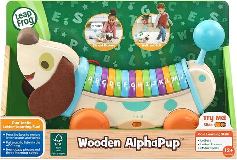 LeapFrog Wooden AlphaPup, Purple in Saudi Arabia