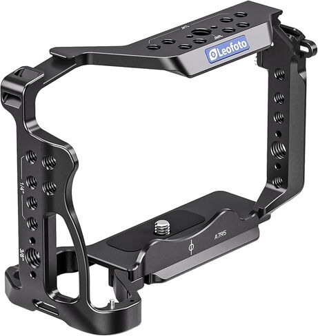 ليوفوتو قفص كاميرا ZV-E10، لسوني ZV E10، قفص مع مقبض، ARRI، كولد شو، متوافق مع اركا in Saudi Arabia