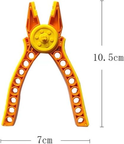 Building Blocks Tool Kit, Building Blocks Separator Tools Set, Brick Separator, Multi-Use Hammer, Measuring Ruler, Auxiliary Pliers, Compatible with Major Brands(4Pcs) (Blue) in Saudi Arabia