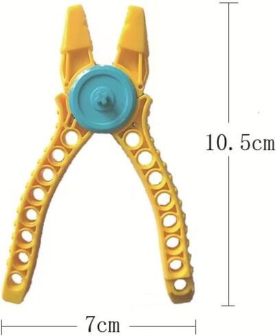 Building Blocks Tool Kit, Building Blocks Separator Tools Set, Brick Separator, Multi-Use Hammer, Measuring Ruler, Auxiliary Pliers, Compatible with Major Brands(4Pcs) (Blue) in Saudi Arabia