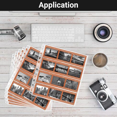 120 Film Holder 120-4, 120 Film Negative Sleeves for Film Negative Storage, Up to 480 Frames, Pack of 30 in Kuwait