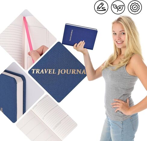 Koogel Green Travel Journal, 5.7" x 8.5" Ruled Notebook for Travelers Plan Hardcover Travel Diary 112 Sheets/224 Pages 80gsm in Saudi Arabia