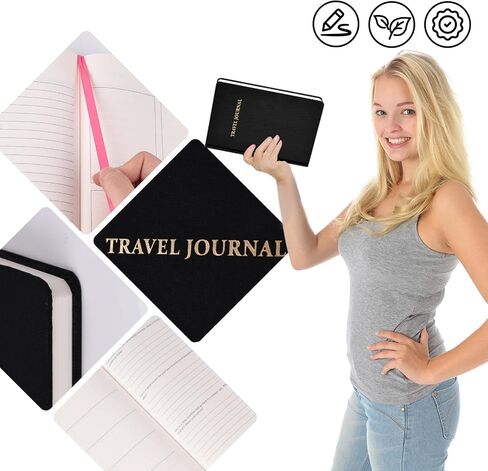 Koogel Green Travel Journal, 5.7" x 8.5" Ruled Notebook for Travelers Plan Hardcover Travel Diary 112 Sheets/224 Pages 80gsm in Saudi Arabia