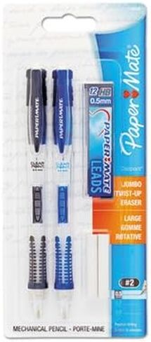 Paper Mate 34666PP 0.5mm Clearpoint® Mechanical Pencil Assorted 2 Pack With Lead Refill in Saudi Arabia
