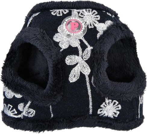 Pinkaholic New York Celandine Vest Dog تسخير خطوة في نمط زهرة الشتاء الدافئ للكلاب الصغيرة، البحرية، الصغيرة in Kuwait