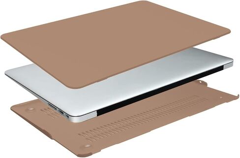 حافظة MOSISO متوافقة مع جهاز MacBook Air 13 بوصة الإصدار القديم إصدار 2010-2017 (الطرازات: A1466 وA1369)، حافظة بلاستيكية صلبة وغطاء لوحة المفاتيح، أخضر منتصف الليل in Kuwait