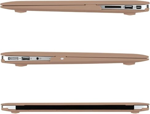 حافظة MOSISO متوافقة مع جهاز MacBook Air 13 بوصة الإصدار القديم إصدار 2010-2017 (الطرازات: A1466 وA1369)، حافظة بلاستيكية صلبة وغطاء لوحة المفاتيح، أخضر منتصف الليل in Kuwait