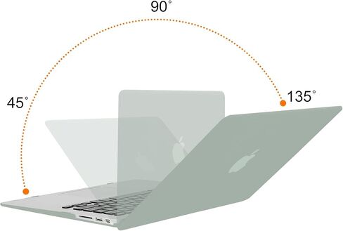 حافظة MOSISO متوافقة مع جهاز MacBook Air 13 بوصة الإصدار القديم إصدار 2010-2017 (الطرازات: A1466 وA1369)، حافظة بلاستيكية صلبة وغطاء لوحة المفاتيح، أخضر منتصف الليل in Saudi Arabia