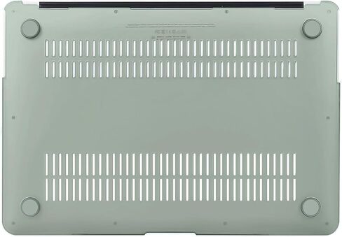 حافظة MOSISO متوافقة مع جهاز MacBook Air 13 بوصة الإصدار القديم إصدار 2010-2017 (الطرازات: A1466 وA1369)، حافظة بلاستيكية صلبة وغطاء لوحة المفاتيح، أخضر منتصف الليل in Saudi Arabia