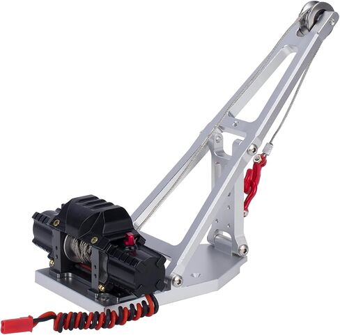 1/10 Scale Aluminium Truck/Tow Truck Crane Arm Kit, 1/10 RC Capra Truck and Tow Build Kit Updates, for 1/10 RC Crawler Axial Capra 1.9UTB Trail Buggy Upgrade Parts (Black) in Saudi Arabia