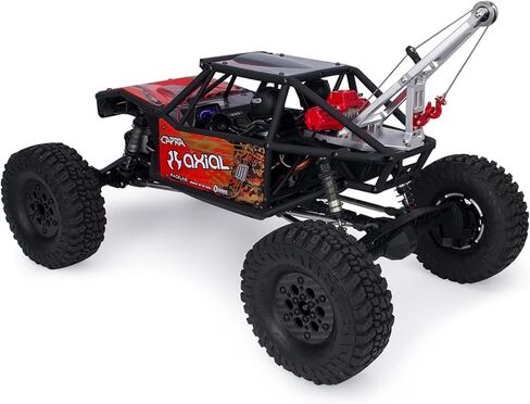 1/10 Scale Aluminium Truck/Tow Truck Crane Arm Kit, 1/10 RC Capra Truck and Tow Build Kit Updates, for 1/10 RC Crawler Axial Capra 1.9UTB Trail Buggy Upgrade Parts (Black) in Saudi Arabia