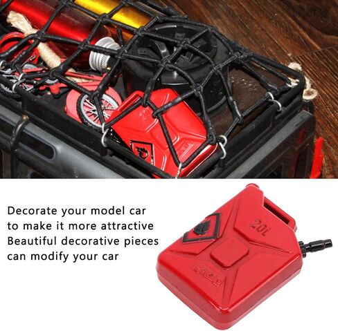 2Pcs RC Scale Fuel Mini Fuel RC Crawler Decoration Accessories Compatible with SCX10 90046 1/10 Climbing Car Model Car Accessories in Saudi Arabia