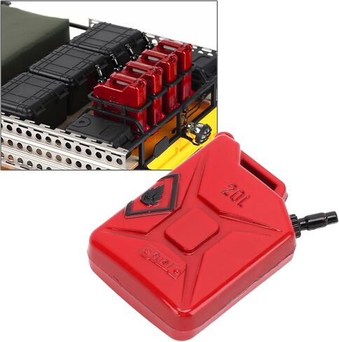 2Pcs RC Scale Fuel Mini Fuel RC Crawler Decoration Accessories Compatible with SCX10 90046 1/10 Climbing Car Model Car Accessories in Saudi Arabia