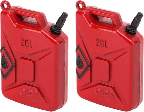 2Pcs RC Scale Fuel Mini Fuel RC Crawler Decoration Accessories Compatible with SCX10 90046 1/10 Climbing Car Model Car Accessories in Saudi Arabia