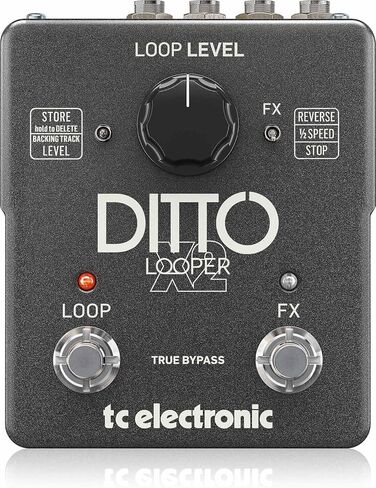 TC Electronic DITTO X2 LOOPER دواسة Looper بديهية للغاية مع زر إيقاف مخصص وتأثيرات حلقة in Kuwait