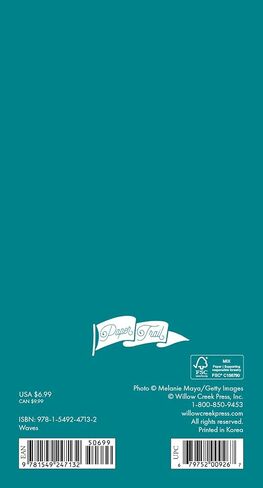 Willow Creek Press Waves January 2025 - December 2026 Monthly Pocket Planner (3.5" x 6.5") in Saudi Arabia