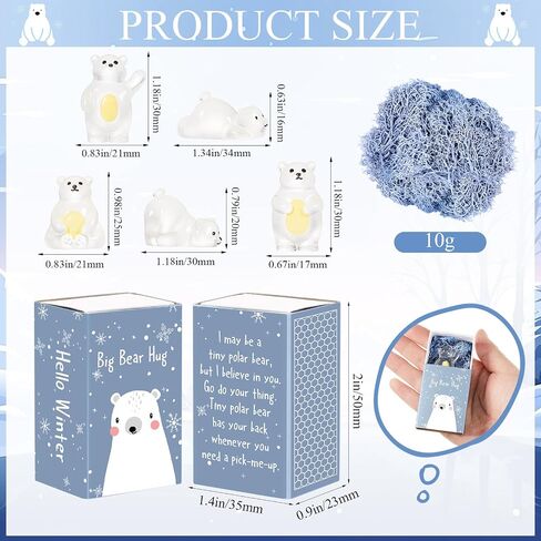 25 Sets Affirmation Mini Luminous Resin Appreciation Gift Box Breathing Gift Bulk for Coworker Emotional Mental Health Care Support Anxiety Sensory Steps Gift for Team Xmas, Mushroom in Kuwait