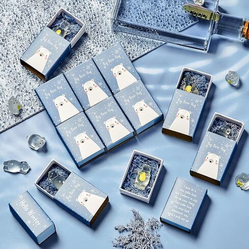 25 Sets Affirmation Mini Luminous Resin Appreciation Gift Box Breathing Gift Bulk for Coworker Emotional Mental Health Care Support Anxiety Sensory Steps Gift for Team Xmas, Mushroom in Kuwait
