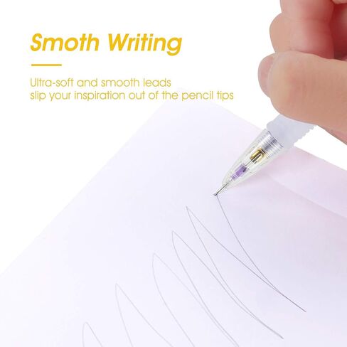 Baile Automatic Mechanical 0.5mm Led Pencils Eno 4 Colors Set in Saudi Arabia