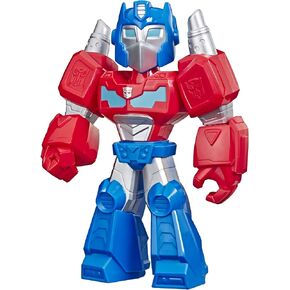 Transformers Optimus Prime Mega Mighties 10" Action Figure, Toys for Kids Ages 3 & Up
