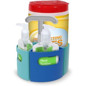 Learning Resources Create-A-Space Sanitizer Station, Homeschool, Classroom & Office Supplies, Organizer, Cleaning Caddy