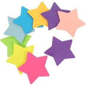160 Sheets Star Sticky Notes, Star Shape Sticky Notes, Cute Sticky Notes Bright Colorful Sticky Pad 160 Sheets Self Sticky Note Pads Mini Sticky Notes Pink Sticky Notes Large Sticky Notes Purple Notes