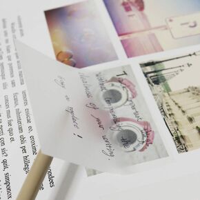 MultiBey Transparent Sticky Note Pads Memo 3 X 3 inches, Clear Waterproof Self-Adhesive Translucent Sticky Note for Books Annotation Bible, See Through Sticky Notes for School & Office, Pack of 10