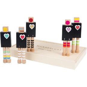 Wanderlust Wood + Felt Themed Robots Play Set